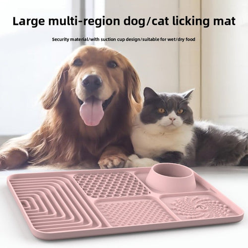 Silicone Pet Lick mat / Slow Eating Mat