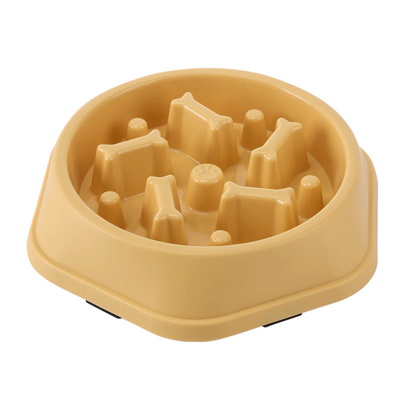 Slow Feeder Dog Bowl Anti Choke Pet Food Dish